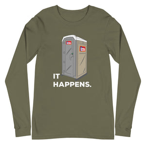 "It Happens" Long Sleeve Tee